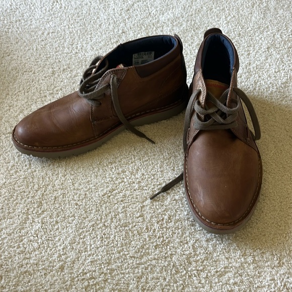 Clark’s Brown Leather Boot EUC Men’s 8 - Picture 1 of 5